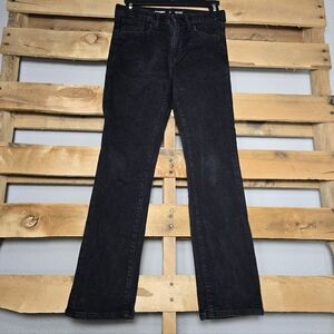 Old Navy Black Straight Leg Jeans Kids Size:12